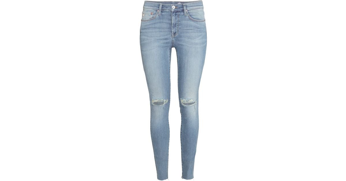 h&m shaping skinny regular waist jeans