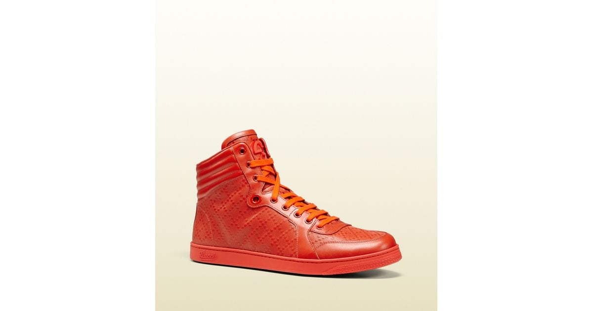 gucci sneakers orange