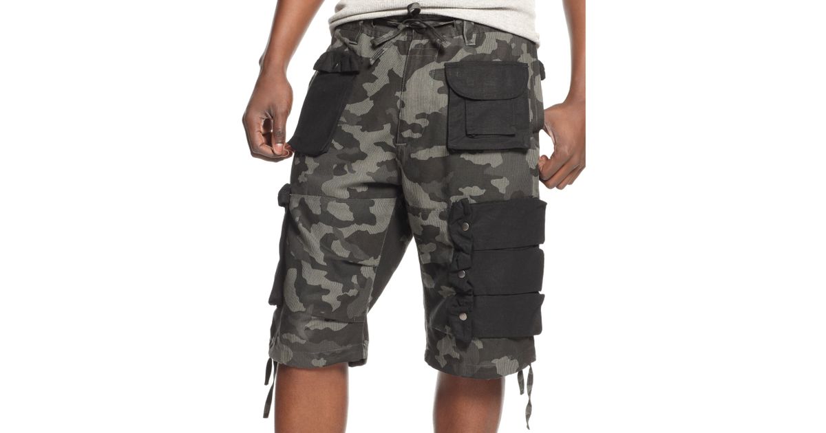 sean john camo shorts