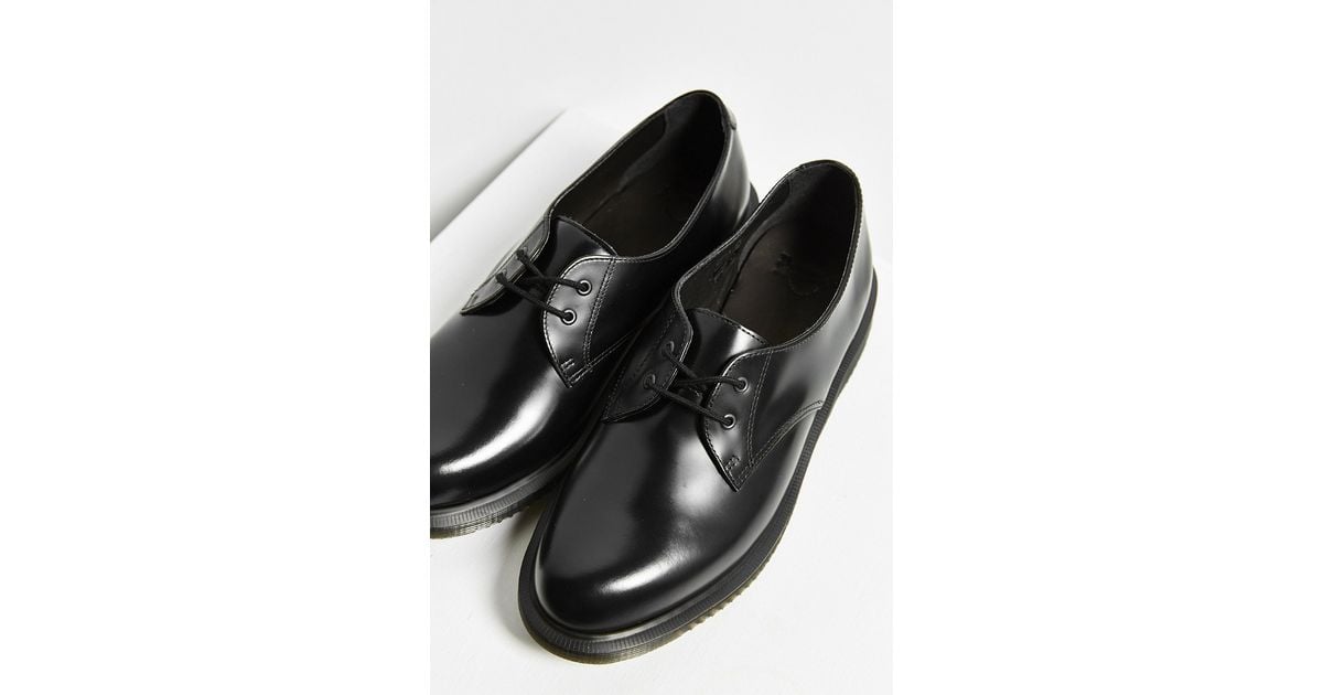 Dr. Martens Leather Brook 2-eye Oxford in Black | Lyst