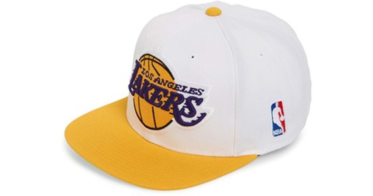mitchell and ness snapback lakers