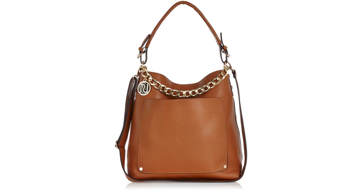 tan chain bag