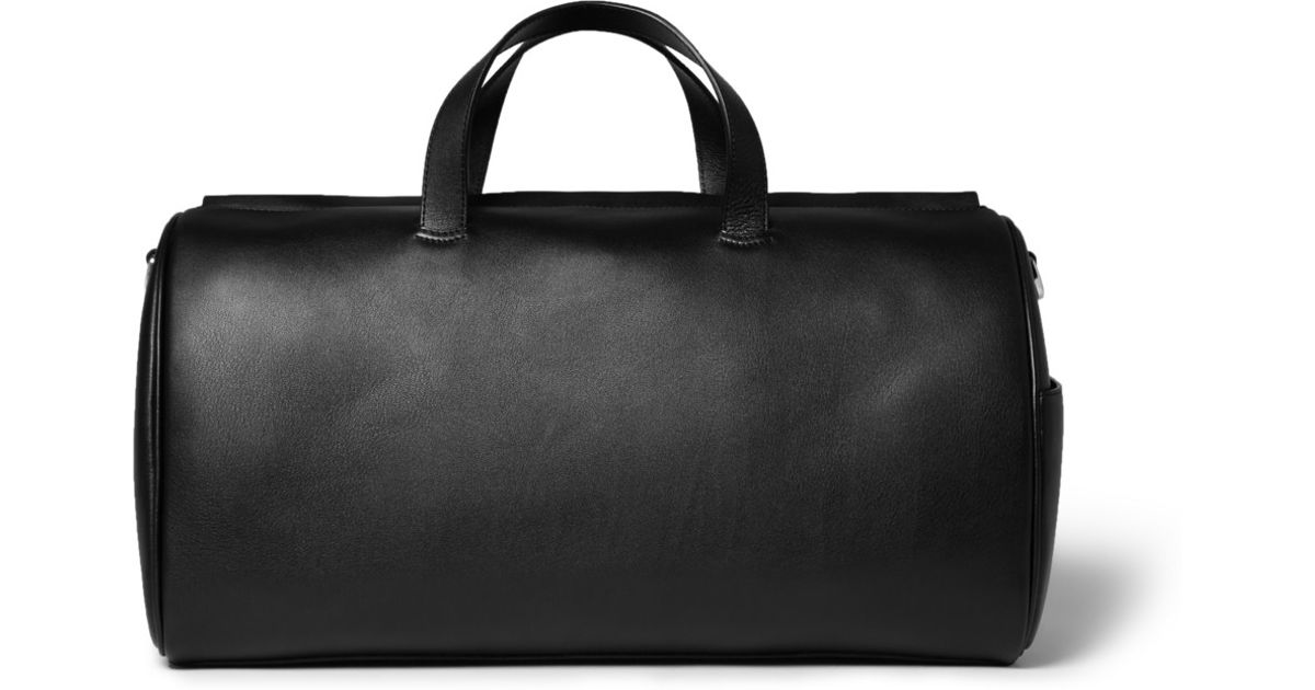 Loewe Leather Duffle Bag in Black for 