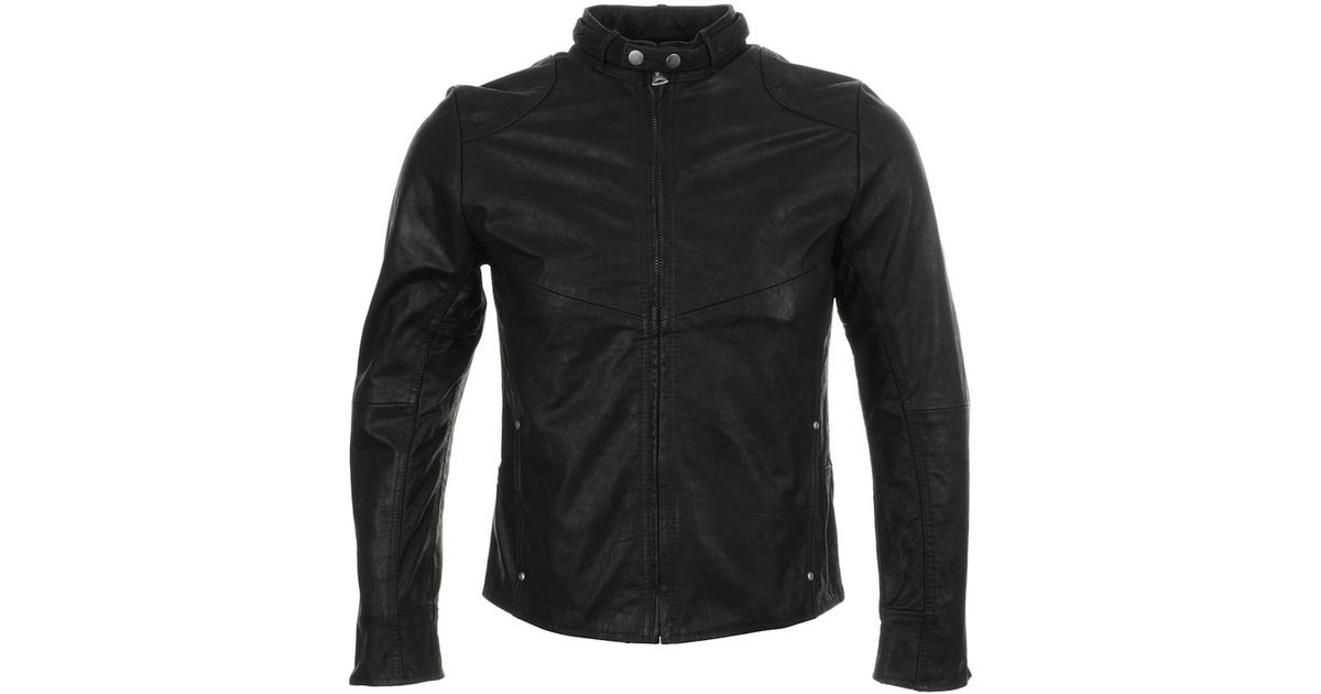 G Star Raw Hermans Leather Jacket In Black For Men Lyst