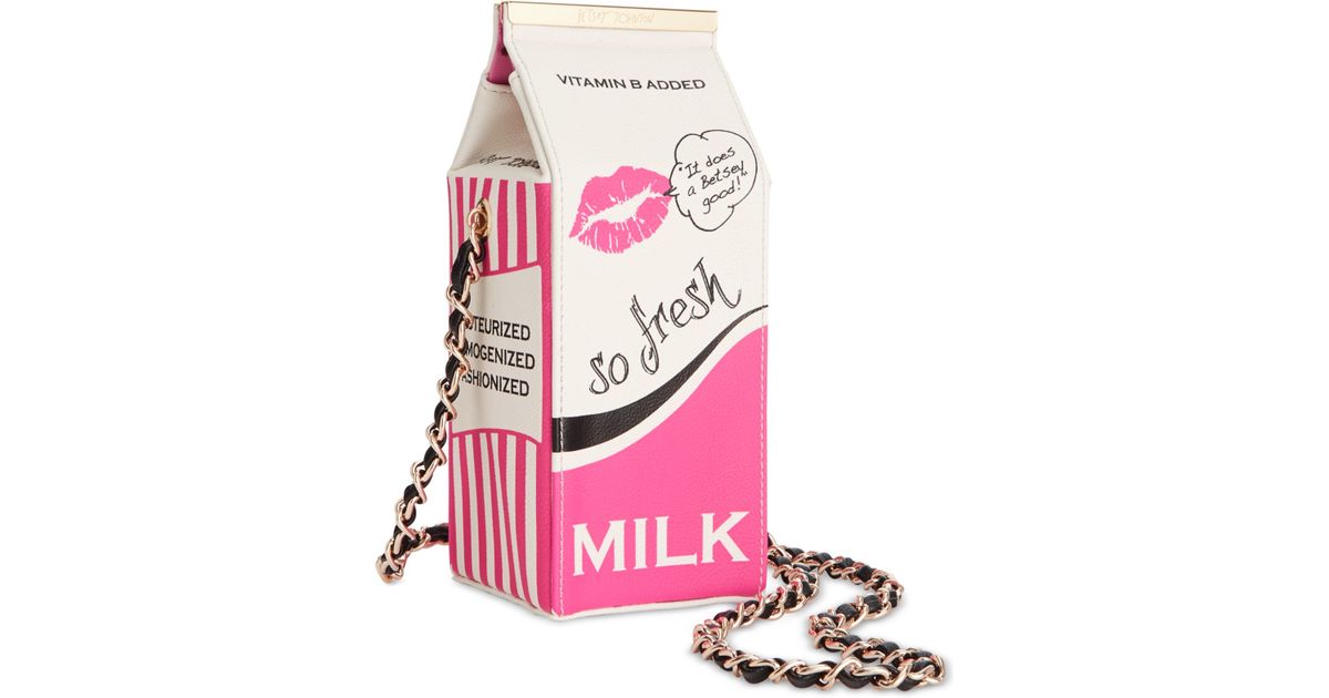 betsey johnson milk purse