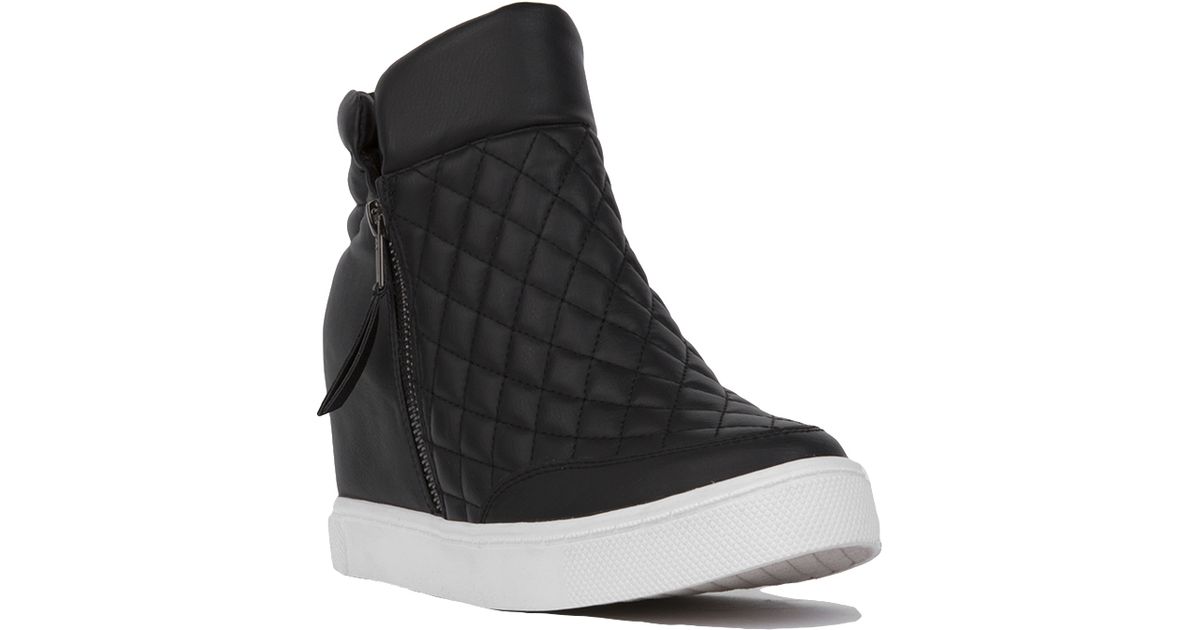 dsw steve madden wedge sneaker