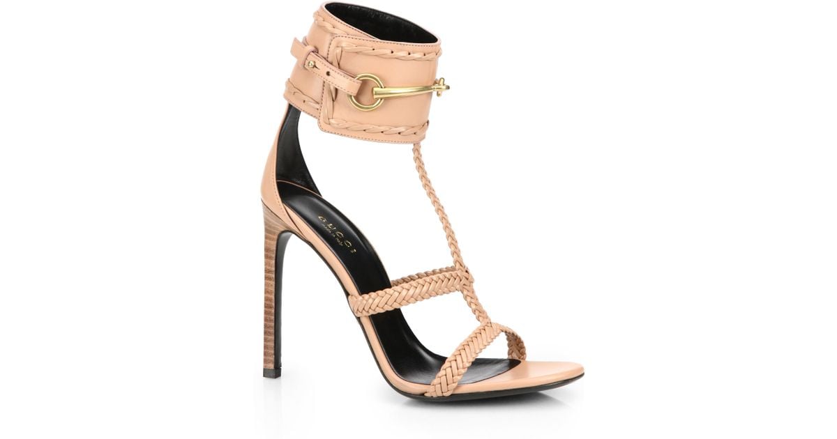gucci nude heels