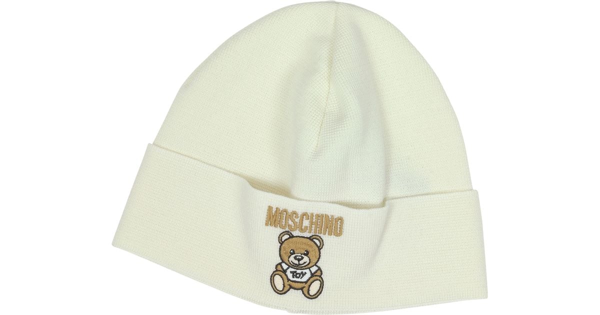 moschino bear hat