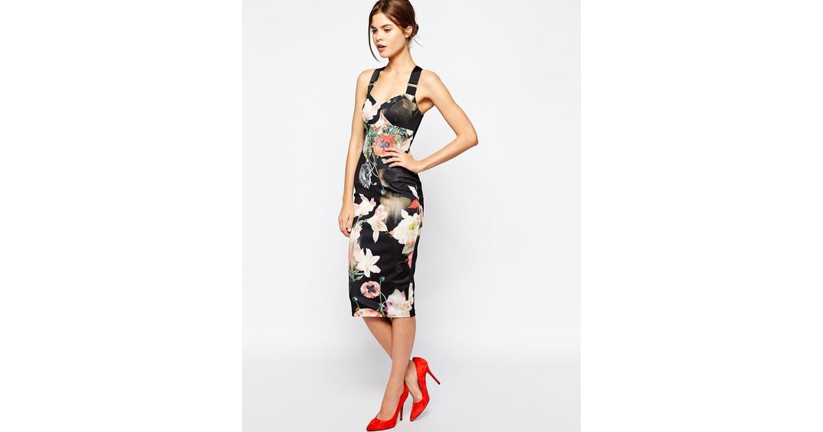 Bloom chiffon midi dress hotsell