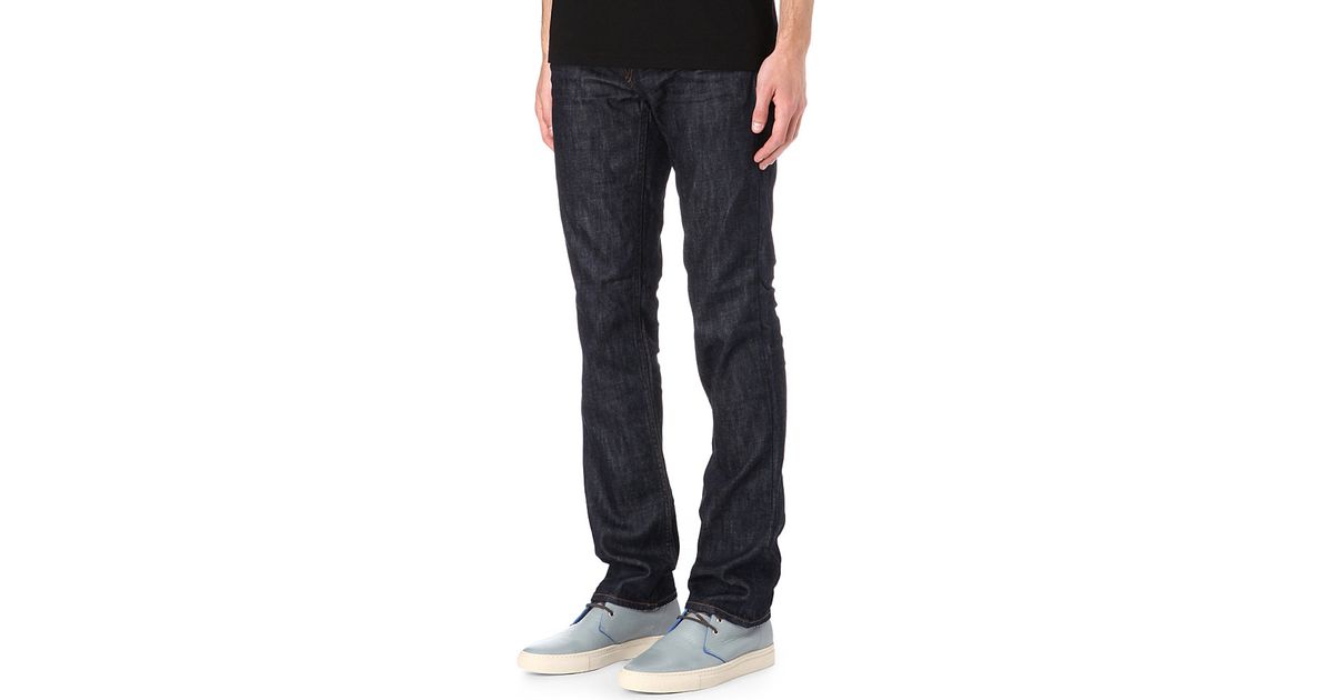 j brand kane slim straight leg