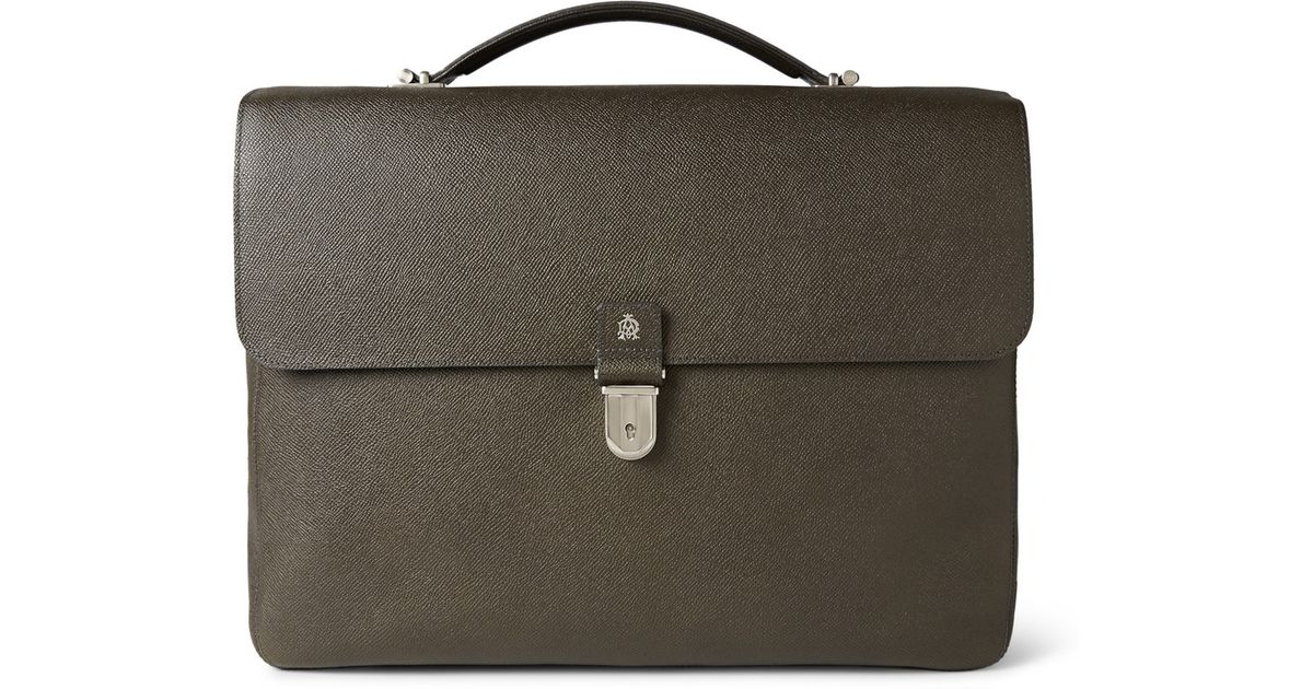 dunhill leather briefcase