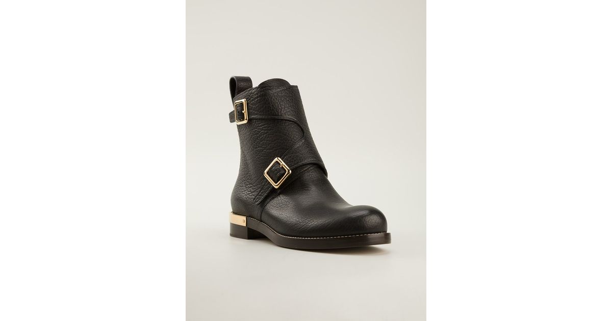 chloe biker boots