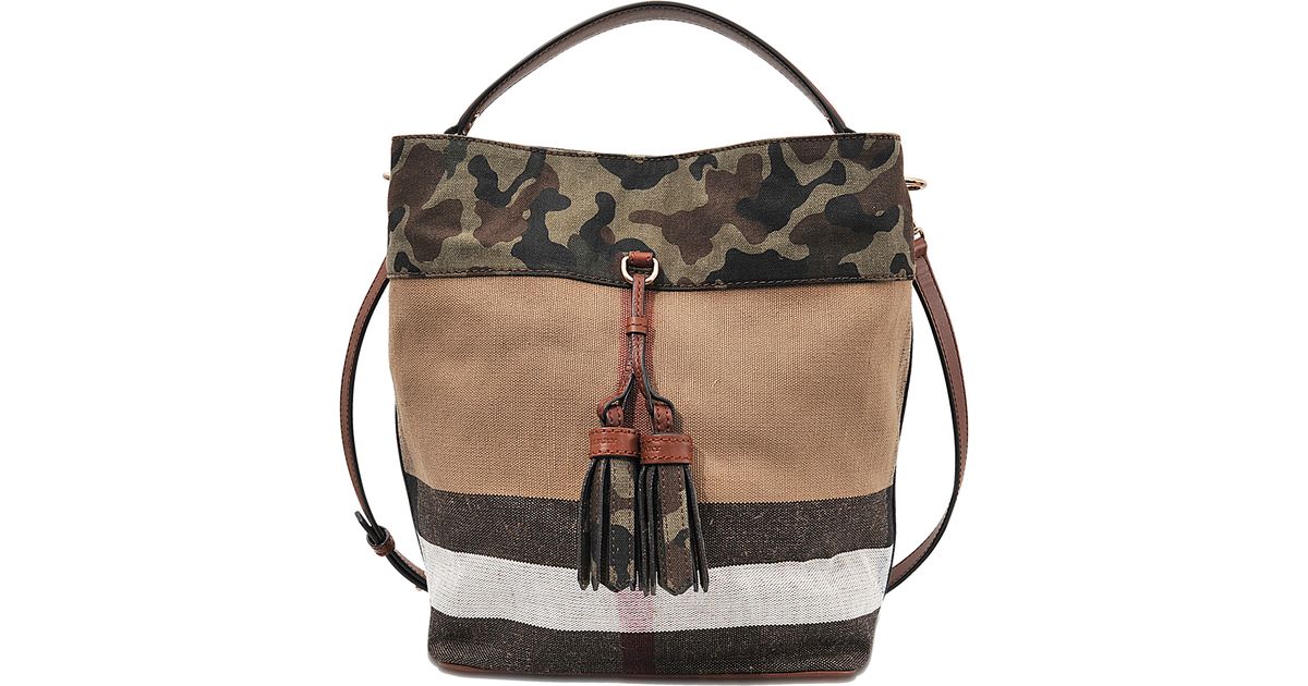 burberry camo bag