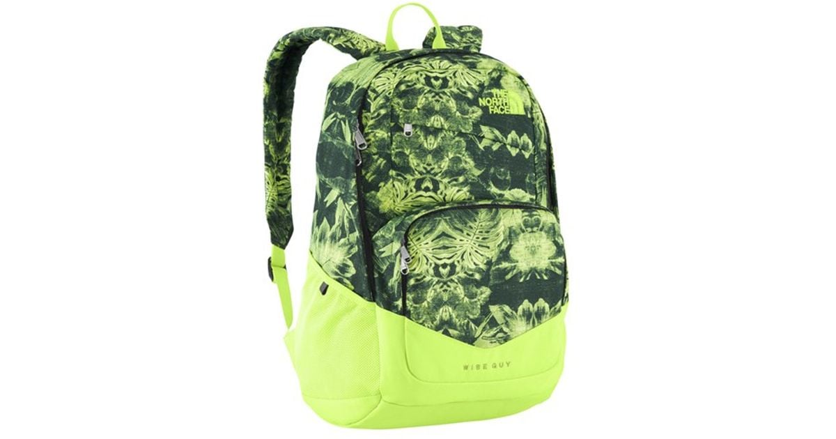 north face wise guy backpack floral