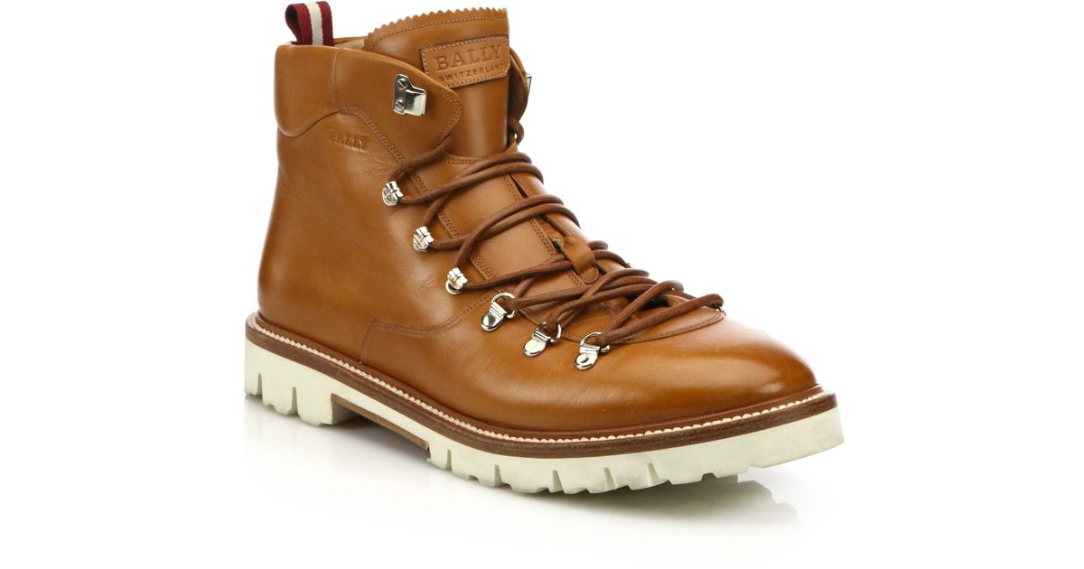 Bally J. Cole For Leather Hiking Boots in Brown for Men | Lyst