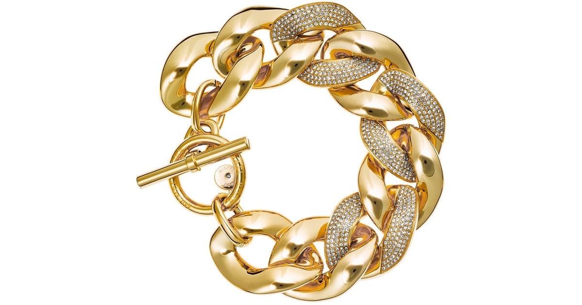 Gold-tone Chunky Chain Bracelet 