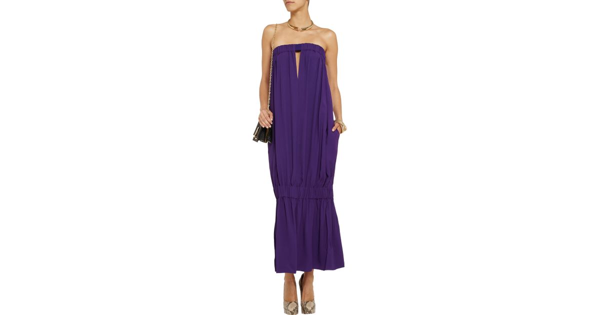 stella mccartney purple dress