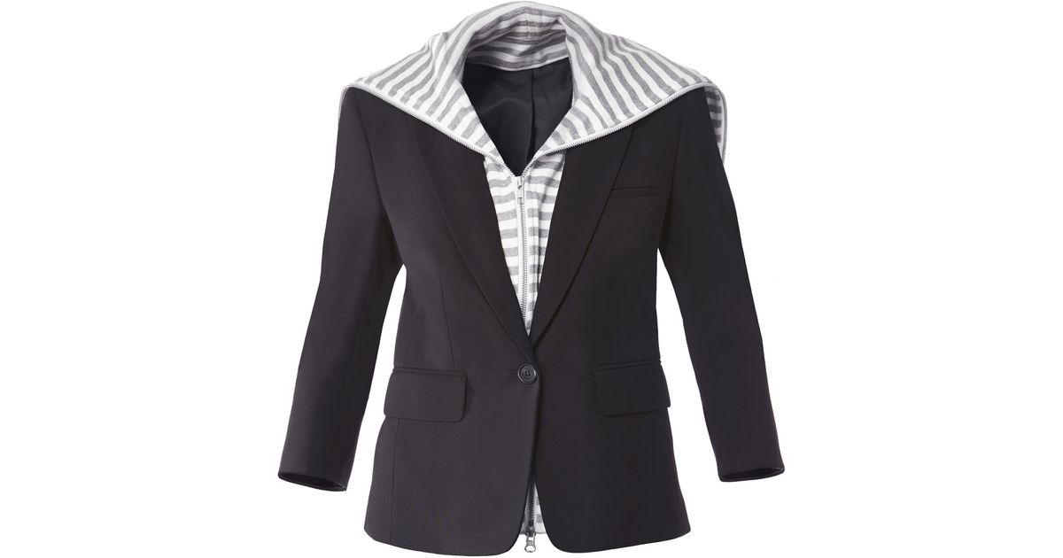 veronica beard striped dickey