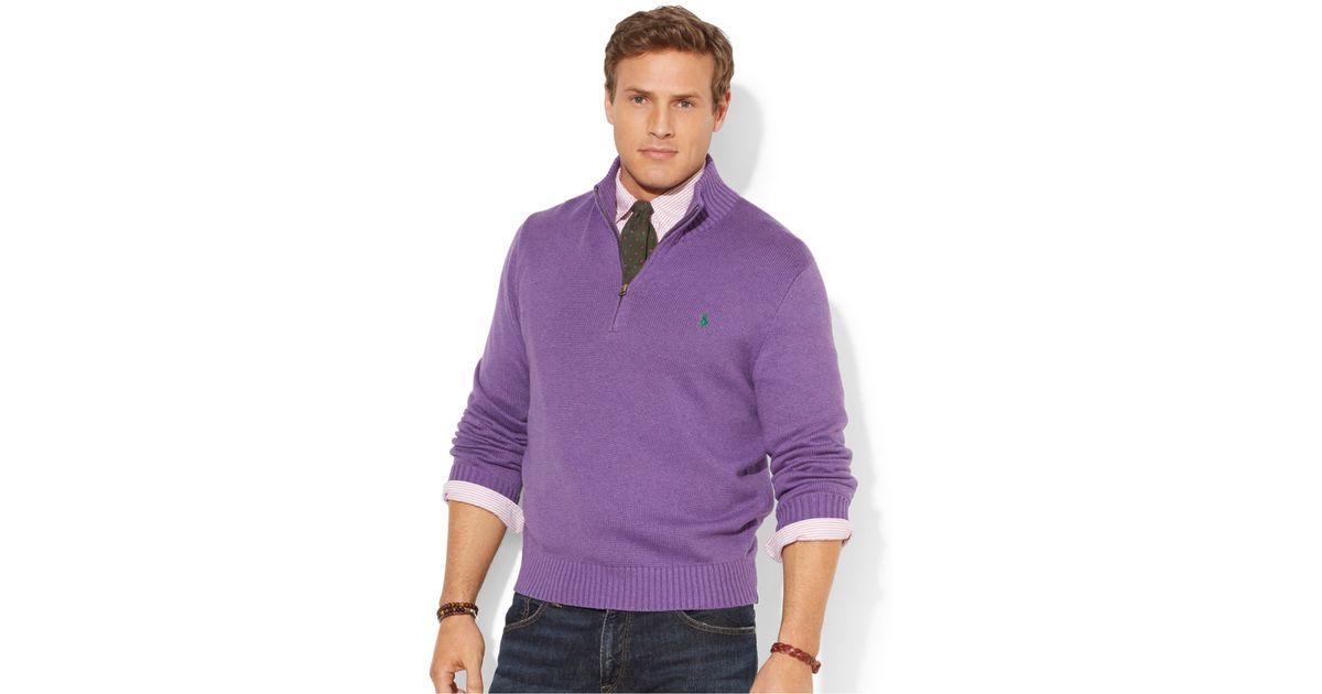Tall Half-Zip Mockneck Sweater 