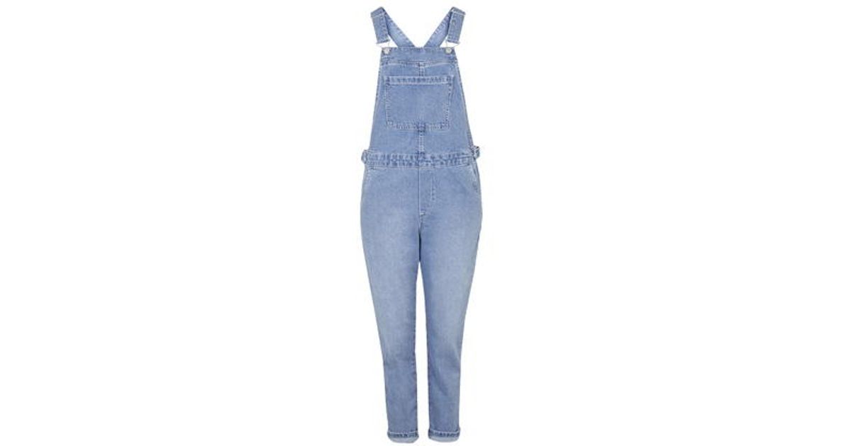 skinny leg denim dungarees