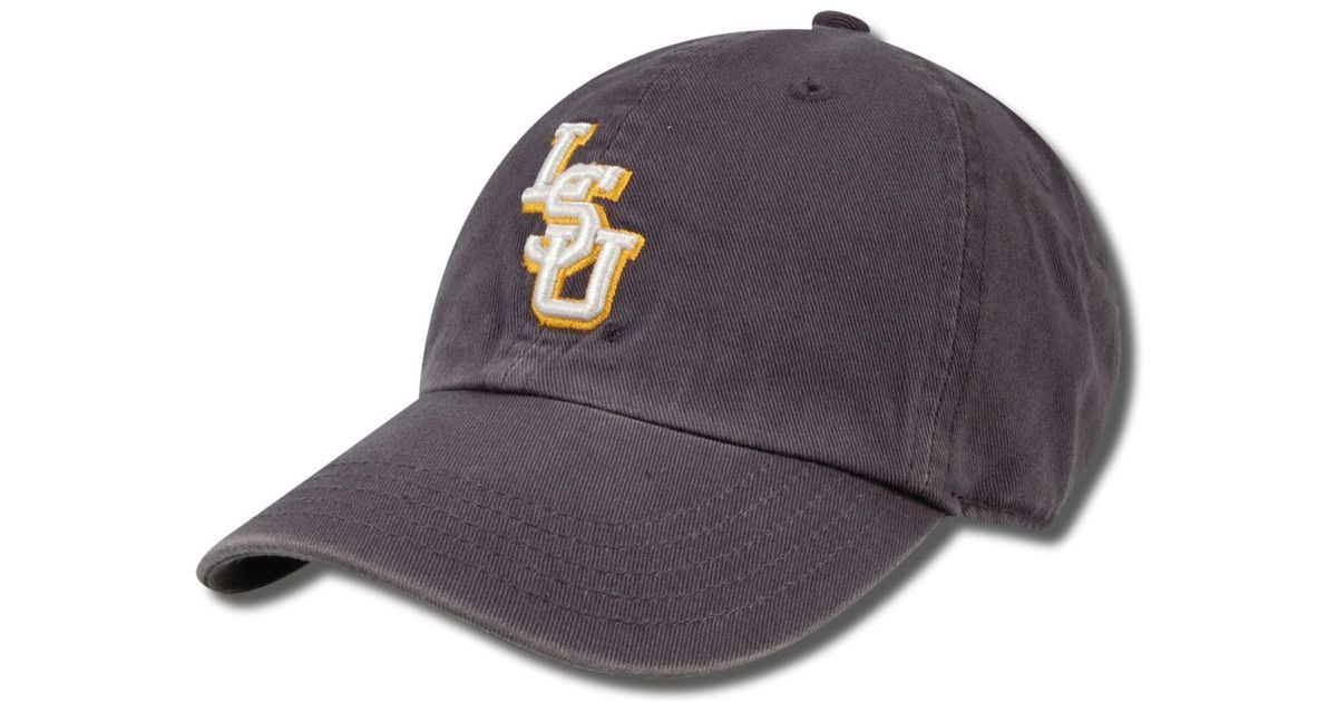 47 Brand Kids Lsu Tigers Clean Up Cap in Blue Lyst