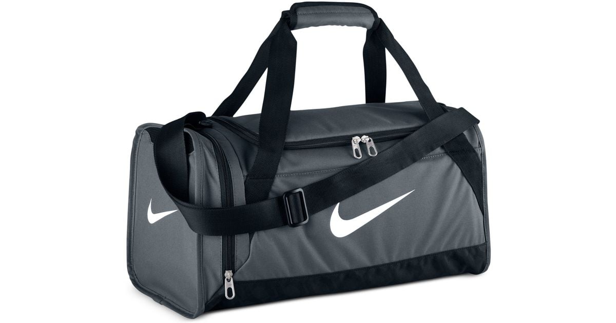 Nike Brasilia 6 Extra-Small Duffle Bag in Gray for Men | Lyst