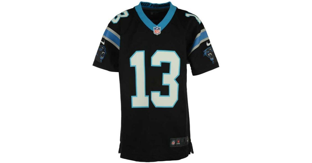 Nike Kids\u0026#39; Kelvin Benjamin Carolina Panthers Game Jersey in Black ...  