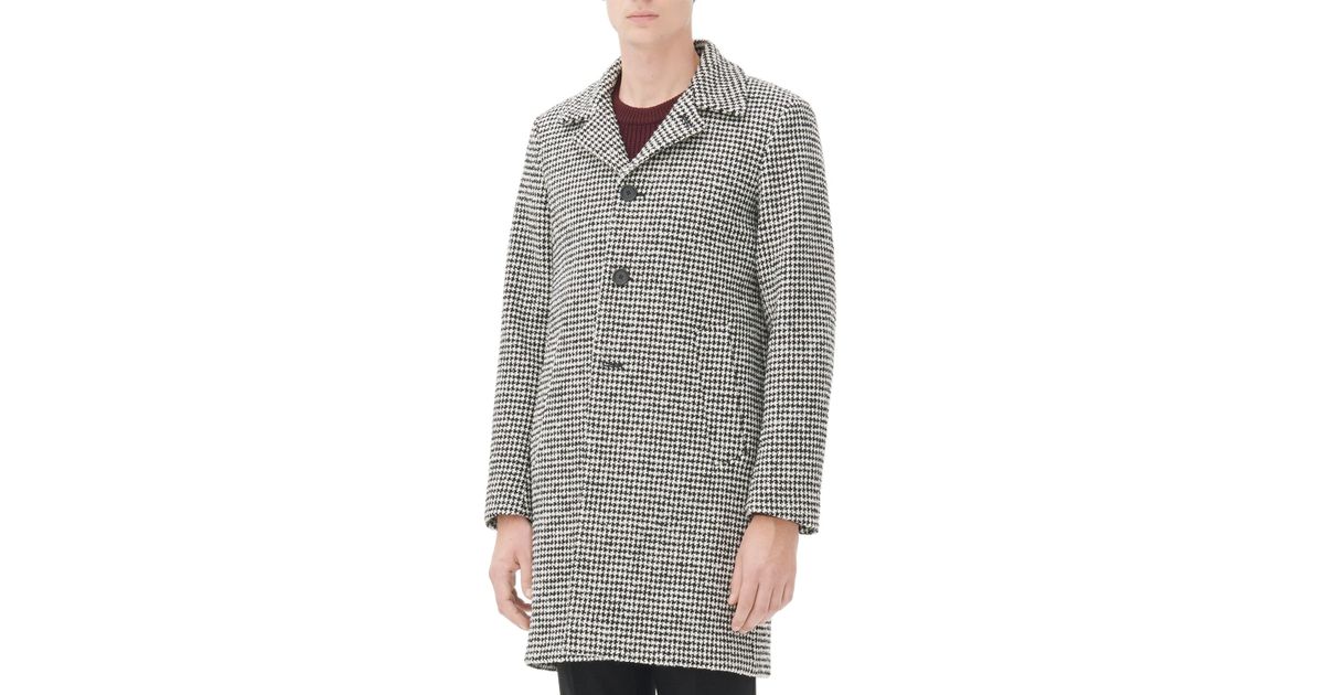 mens houndstooth coat