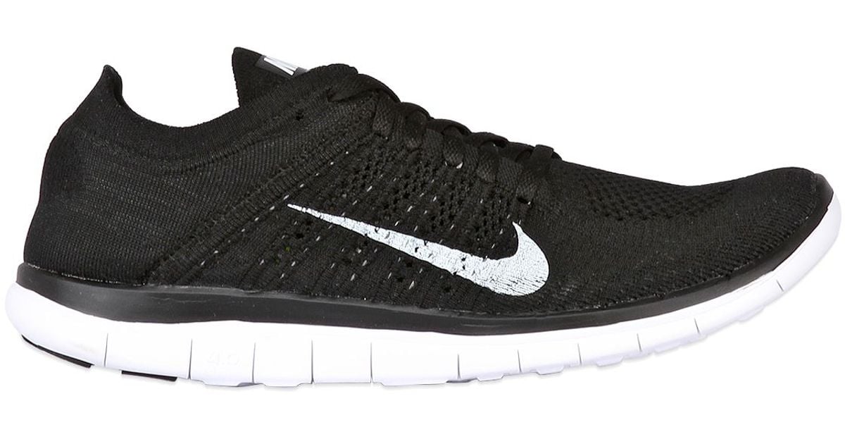 nike flyknit men's black