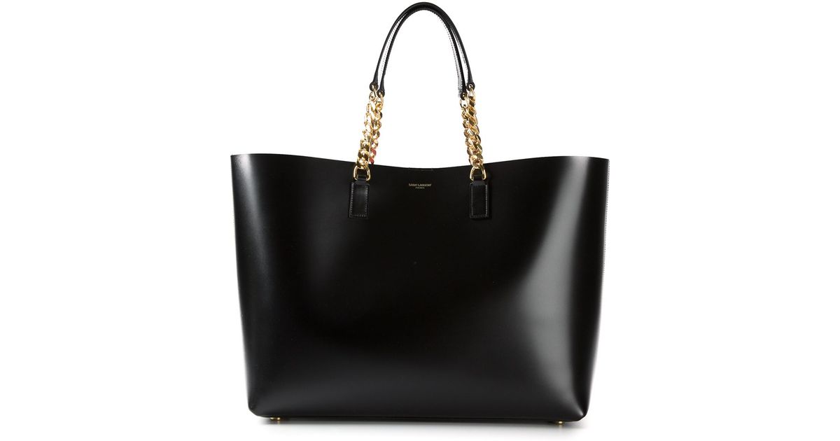 chain handle tote bag