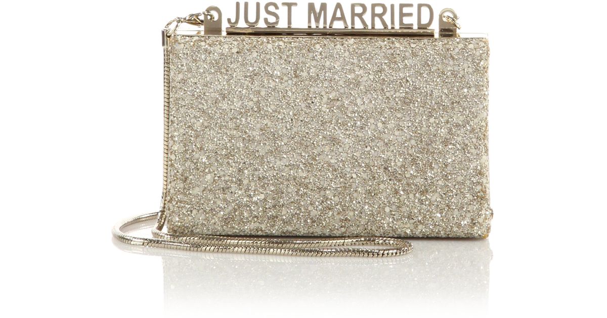 kate spade just married clutch