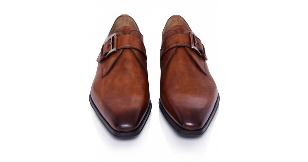 magnanni shoes monk strap