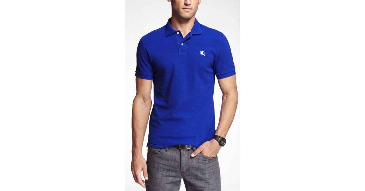 express stretch pique polo