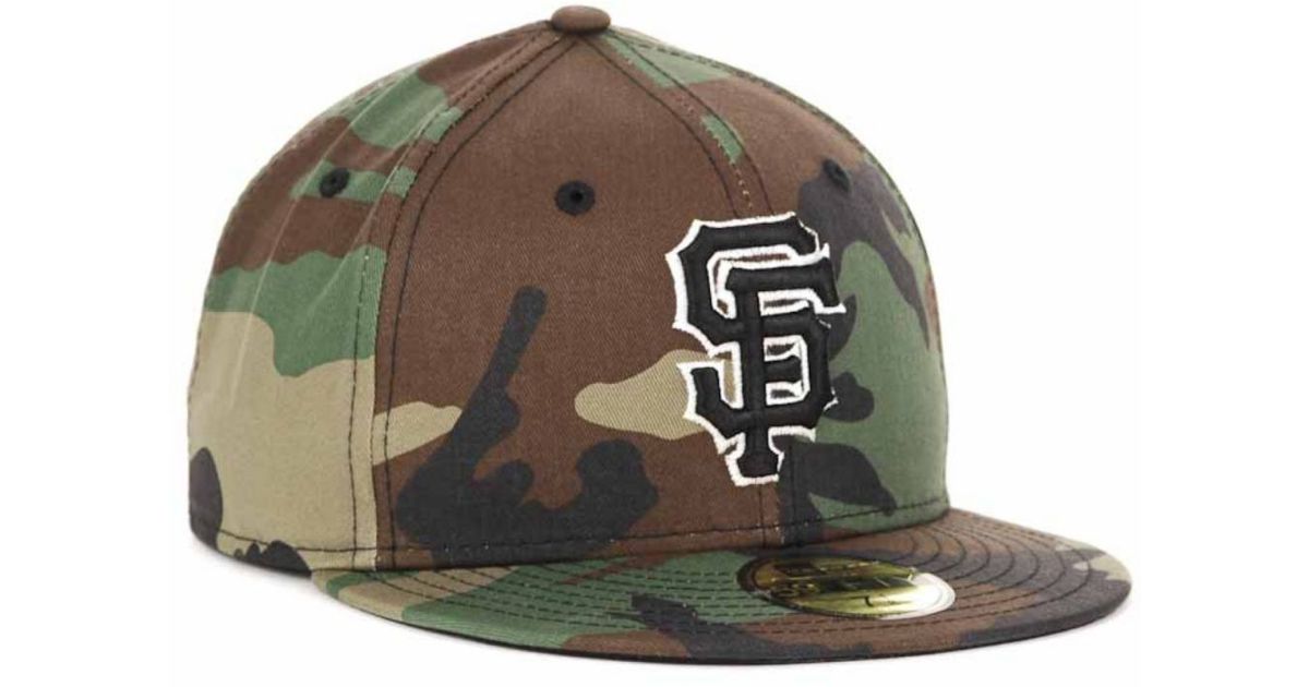 KTZ San Francisco Giants Bc Camo 59Fifty Cap in Green for Men - Lyst