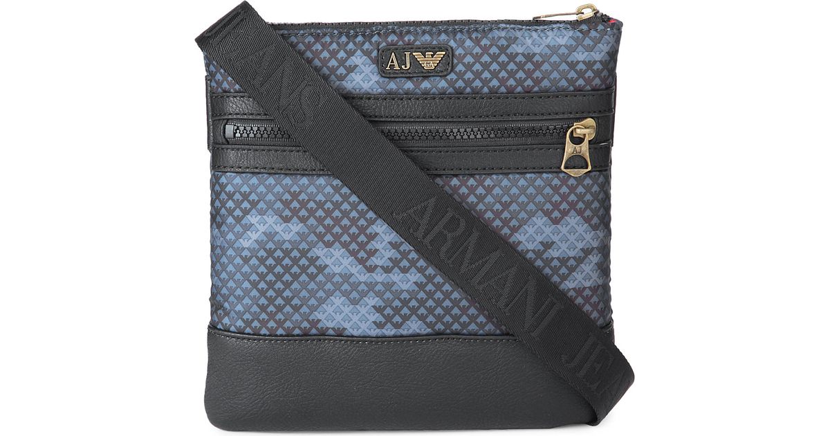 armani pouch blue