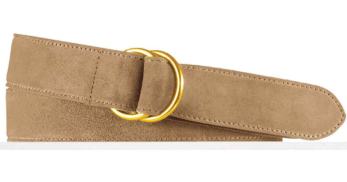 Ralph Lauren Suede O Ring Belt In Natural For Men Lyst Ralph Lauren Suede O Ring Belt In Natural For Men Lyst