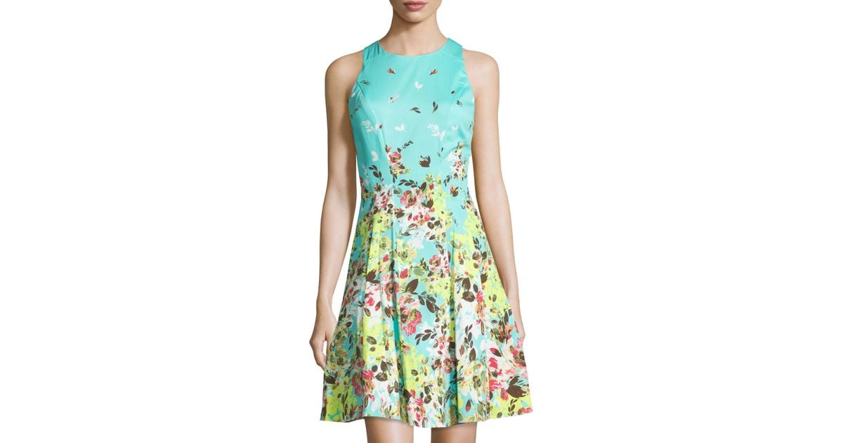 maggy london fit and flare dress