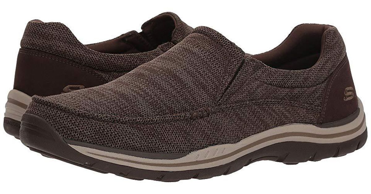 Skechers Relaxed Fit Expected - Given (chocolate) Slip On Shoes in ...
