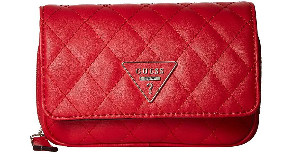 Guess California Dream Convertible Crossbody Red Handbags Lyst