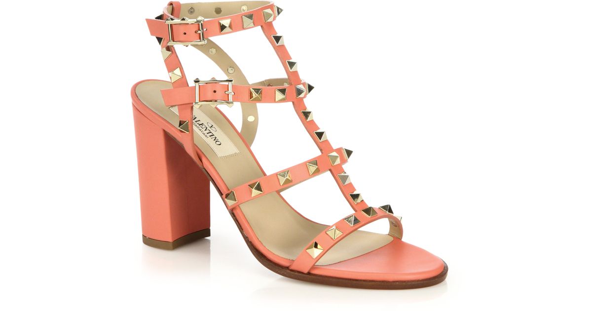 pink valentino sandals