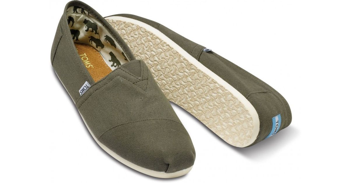 toms olive green