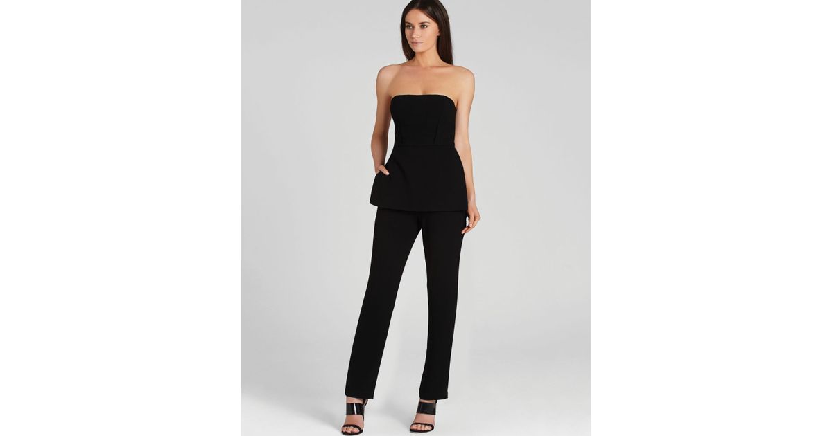 bcbg strapless jumpsuit