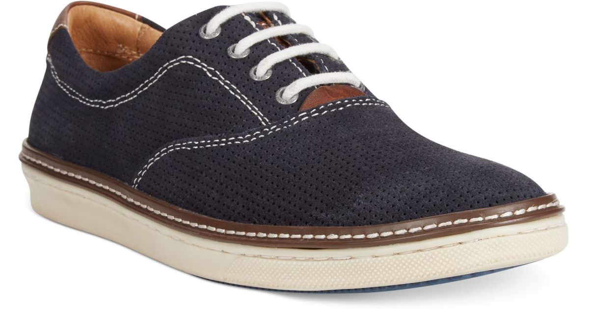 johnston and murphy blue shoes