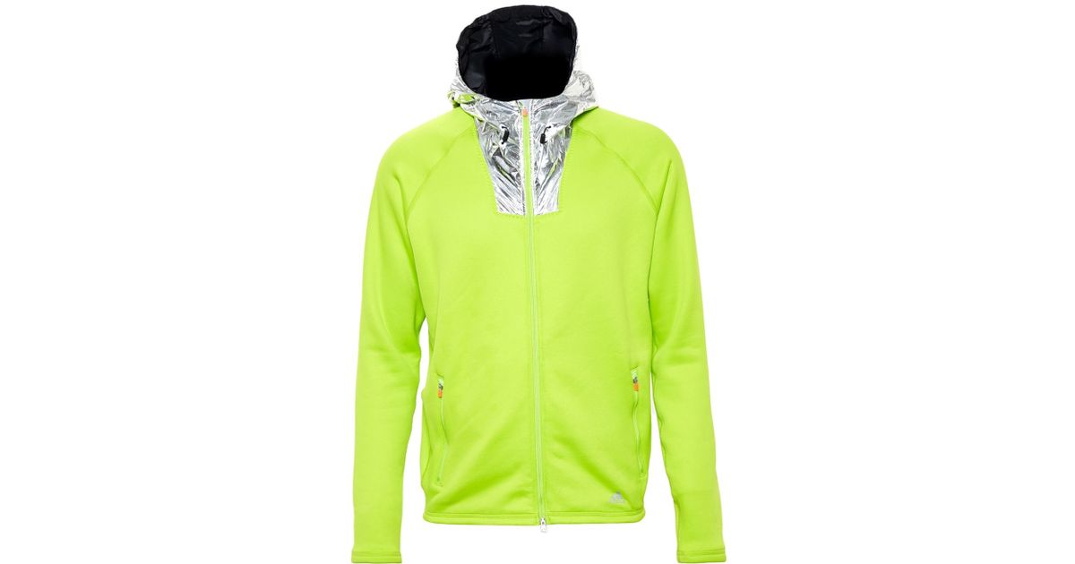 adidas green zip up jacket