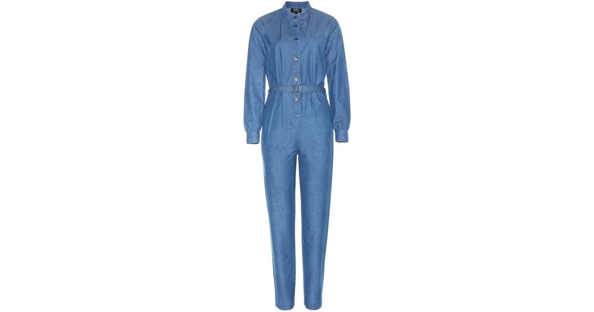 apc denim jumpsuit