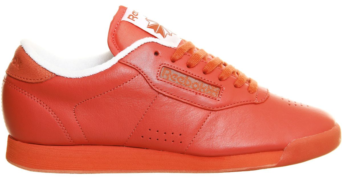 reebok princess trainers red