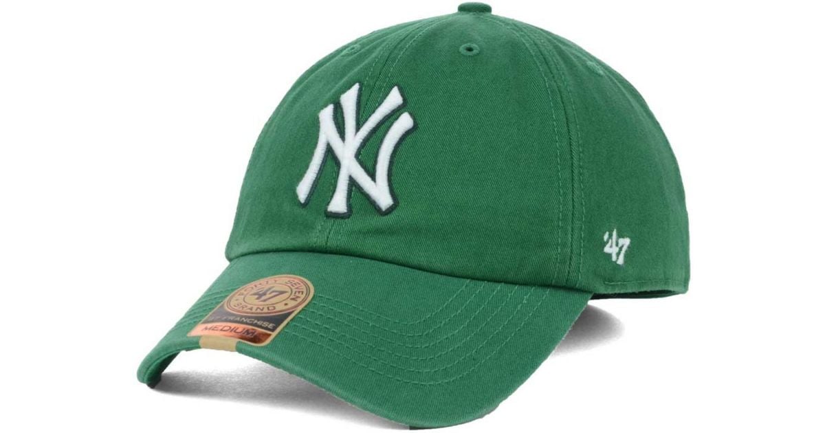Vooruitzicht Verpersoonlijking grijnzend 47 Brand New York Yankees Mlb Kelly 47 Franchise Cap in Green for Men | Lyst