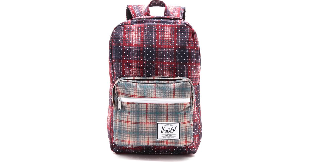 herschel plaid backpack