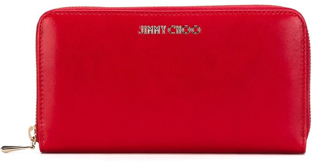 Jimmy Choo 'pippa' Wallet in Red - Lyst