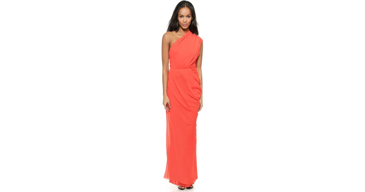camilla and marc one shoulder dress